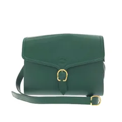 Longchamp ロンシャン レディース ショルダーバッグ レザー 斜め掛け グリーンのサムネイル