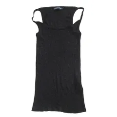RALPH LAUREN ラルフローレン キャミソール リブ ニット ラメ タンクトップ トップス ブラック M レディース 【中古】のサムネイル