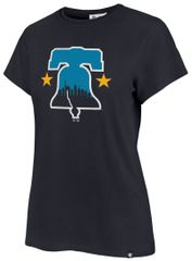 フォーティーセブン レディース トップス Tシャツ 47 Womens Philadelphia Phillies Blue Premier Frankie TShirt NoColor ブルーのサムネイル