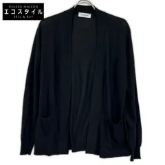 GRAN SASSO　グランサッソ　57185/20649 ブラック ハイゲージフレッシュコットン ボタンレス 12Gニットカーディガン　48のサムネイル