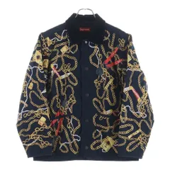 SUPREME (シュプリーム) 20AW Chains Quilted Jacket チェーンズ キルティング ジャケット ブラックのサムネイル