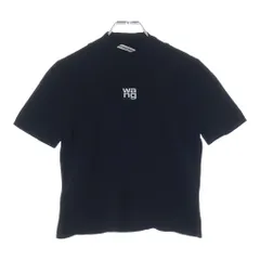 ALEXANDER WANG (アレキサンダーワン) Wang Knit T-Shirt ニット半袖Tシャツ ブラック レディースのサムネイル