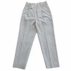 LE CIEL BLEU ルシェルブルー パンツ 19SS Asymmetric Front Pants アシンメトリー フロント テーパード ボトムス グレー 36【M】 レディース 【中古】のサムネイル