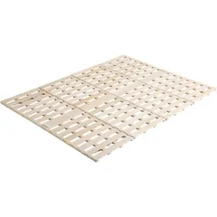 ds-折りたたみ式 すのこベッド/寝具 ダブル (フレームのみ) 耐荷重180kg 木製 折りたたみ 布団対応 〔寝室 フロア 床〕のサムネイル