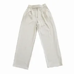 LE CIEL BLEU ルシェルブルー パンツ Rib Jersey Zip Front Pants ボトムス ワイド ストレッチ ストレート フロントジップ ホワイト 36【S】 レディース 【中古】のサムネイル