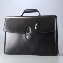 BALLY バリー イタリア製 本革 レザー ブリーフケース ビジネスバッグ 鞄 ブラック 黒 鍵付きのサムネイル