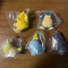ポケモンキッズ　出発！ポケットモンスターの世界へ編　ソフビ　5体セットのサムネイル