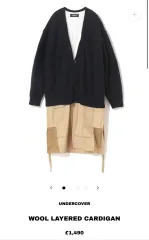 アンダーカバー レイヤード カーディガン (2 size)のサムネイル