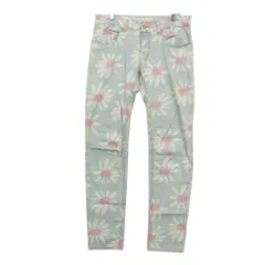 TSUMORI CHISATO ツモリチサト デニムパンツ フラワー スキニー ボトムス ブルー 1【S】 レディース 【中古】のサムネイル