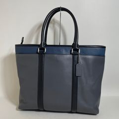 2604-231｜コーチ オールド ショルダーバッグ レザー ダークグレー 