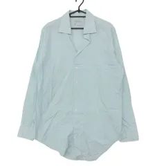 BARNEYS NEWYORK バーニーズニューヨーク 長袖シャツ GRANDI & RUBINELLI コットン ストライプ ドレスシャツ トップス ブルー 43/89【XL】 メンズ 【中古】のサムネイル