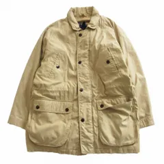 CROCODILE クロコダイル コート ライナー付き ジャケット ジップアップ ブルゾン 裏地チェック フランネル アウター 上着 ベージュ L メンズ 【中古】のサムネイル