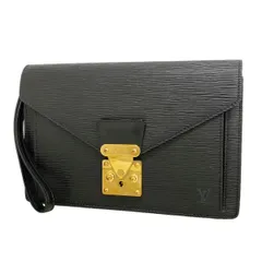 【6hb0853】ルイヴィトン クラッチバッグ エピ ポシェットセリエドラゴンヌ M52612 ノワール【中古】メンズのサムネイル