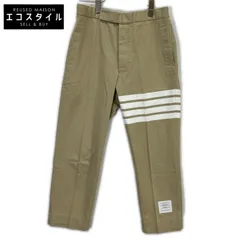 THOM BROWNE　トムブラウン　01101F3003 4BAR ストライプ チノ トラウザーズ　0のサムネイル