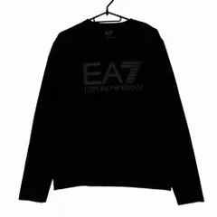Emporio Armani エンポリオ・アルマーニ 長袖Ｔシャツ EA7 ロゴプリント ロングスリーブ Tシャツ トップス ブラック S メンズ 【中古】のサムネイル