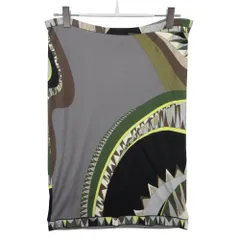 Emilio Pucci エミリオプッチ スカート プッチ柄 タイトスカート イタリア製 カーキ 38【S】 レディース 【中古】のサムネイル