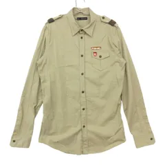 DSQUARED2 ディースクエアード 長袖Ｔシャツ 12AW ミリタリーシャツ トップス 長袖 イタリア製 ベージュ 48【M】 メンズ 【中古】のサムネイル