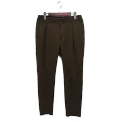 B&Y ユナイテッドアローズ BEAUTY&YOUTH ビューティー&ユース タック テーパードパンツ 無地 シンプル S オリーブ /FT39のサムネイル
