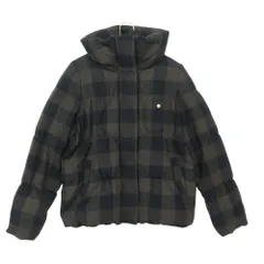 Paul Smith ポール・スミス ダウンジャケット ブロックチェック柄 アウターショート丈 ブラウン×ネイビー 38【M】 レディース 【中古】のサムネイル