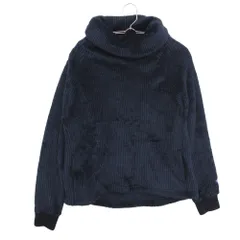THE NORTH FACE ザ・ノースフェイス パープルレーベル ニット 千鳥柄 ハイネックフリース プルオーバートップス 長袖 トップス 袖リブ ポケット付き ネイビー S【S】 レディース 【中古】のサムネイル