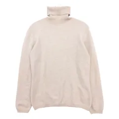 FABIANA FILIPPI ファビアナ フィリッピ ニット セーター タートルネック 長袖 レザーエルボーパッチ シルク カシミヤブレンド ベージュ L レディース 【中古】のサムネイル