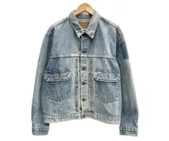 リーバイス Levi's 80s 80's 70502-0217 2ndタイプ オレンジタブ ボタン裏J22 ヴィンテージ 青 ジャケット ブルー Mサイズ 101MT-6674のサムネイル