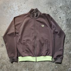 フレッドペリー トラックジャケット ブラウン FRED PERRY Made in Japan Truck Jacket 日本製トラックジャケット