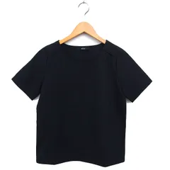 ビッキー VICKY ラウンドネック カットソー Tシャツ 無地 シンプル 半袖 2 黒 ブラック /NT28のサムネイル
