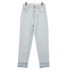 LOEWE ロエベ デニムパンツ バイカラー ストレート デニムパンツ ジーンズ ライトインディゴ 36【S】 レディース 【中古】のサムネイル
