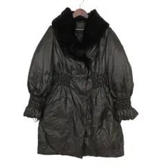 ERMANNO SCERVINO エルマノシェルビーノ ダウンジャケット コート ロング丈 リアルファー ショールカラー アウター ブラウン 44 レディース 【中古】のサムネイル