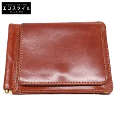 GLENROYAL　グレンロイヤル　MONEY CLIP WITH COIN POCKET マネークリップ付 レザー 二つ折り財布のサムネイル