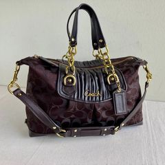 レア】COACH y2k ハンドバッグ レオパード柄 ヒョウ柄 チャーム3つ付