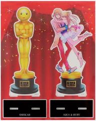 [중고]아크릴스탠드·아크릴 패널 호시노 루미의(루비)&호시노 아이쿠 아이우미(아쿠아)&피에용 아크릴스탠드[추시의 아이] 연재 100화 기념 빛나다!추천 데미상 Twitter 캠페인 당선품