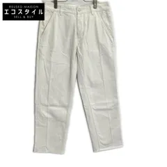 G-STAR RAW　ジースターロゥ　MN CHINO ホワイト コットン ボタンフライ ワイドテーパードチノパンツ　W31 L30のサムネイル