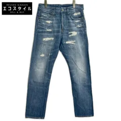 G-STAR RAW　ジースターロゥ　RE US FIRST CLASSIC ブルー コットン ダメージ加工 テーパードデニムパンツ　W29 L32のサムネイル