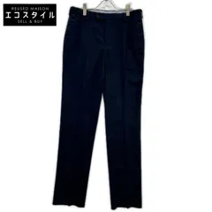 NEW YORKER　ニューヨーカー　ネイビー 15-26-5880 コットン テーパードパンツ　Lのサムネイル