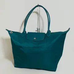 2607-194｜美品｜ロンシャン ル・プリアージュ トートバッグ グリーンのサムネイル