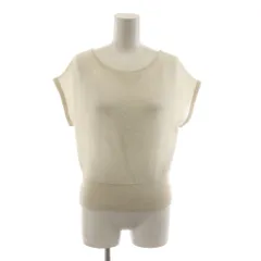ボディードレッシング BODY DRESSING ニット セーター F 白 ホワイト 半袖 ラメ /RRのサムネイル