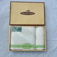【送料込み】ナチュラルコンテ タオルセット バスタオル フェイスタオル 白