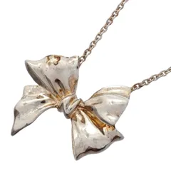 ★SALE【6jgb0449-k】ティファニー ネックレス リボン シルバー925【中古】レディースのサムネイル