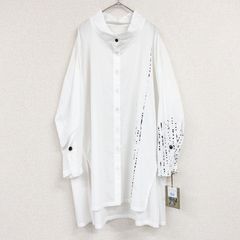 平沢進 オーバーサイズロングシャツ 無頭騎士の伝言バージョン - メルカリ