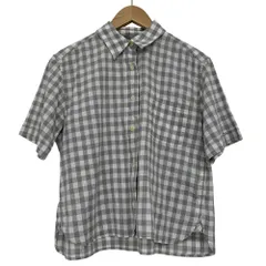 MHL./マーガレットハウエル/リネン/コットン/ギンガムチェック/シャツ/サイズII/レディース/RS2613のサムネイル