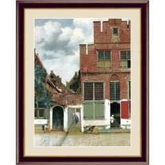 ds-〔 フェルメールの代表作 〕 F4号 デルフトの小路 ヨハネス・フェルメール Johannes Vermeer