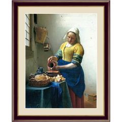 ds-〔 フェルメールの代表作 〕 F4号 牛乳を注ぐ女 ヨハネス・フェルメール Johannes Vermeer
