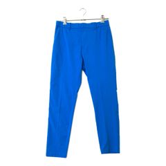 中古 メンズ ジェイリンドバーグ J.LINDEBERG パンツ 33インチ 青 ブルー メッシュ地