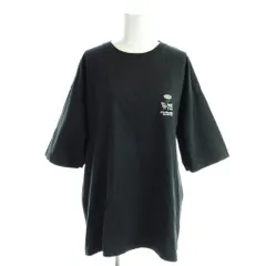 マークゴンザレス MARK GONZALES Tシャツ M 黒 ブラック 花柄プリント クルーネック 半袖 /APのサムネイル