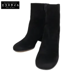 GIANVITOROSSI　ジャンヴィトロッシ　【新品同様】G70510 MARGAUX MID BOOTIE スエード ヒールブーツ　36 1/2のサムネイル