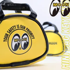 【 MOON / MOONEYES / ムーン アイズ 】 MOON Mini Bag Pouch Key Ring ムーン ミニ バッグ ポーチ キーリング / ホットロッド〚アメリカン雑貨 アメトイ〛のサムネイル