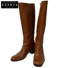 TANINO CRISCI　タニノクリスチー　ステッチデザイン ロングブーツ　35のサムネイル