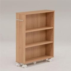無印良品/MUJI オーク材 薄型ラック・ワイド小 奥行16cm 本棚 - メルカリ